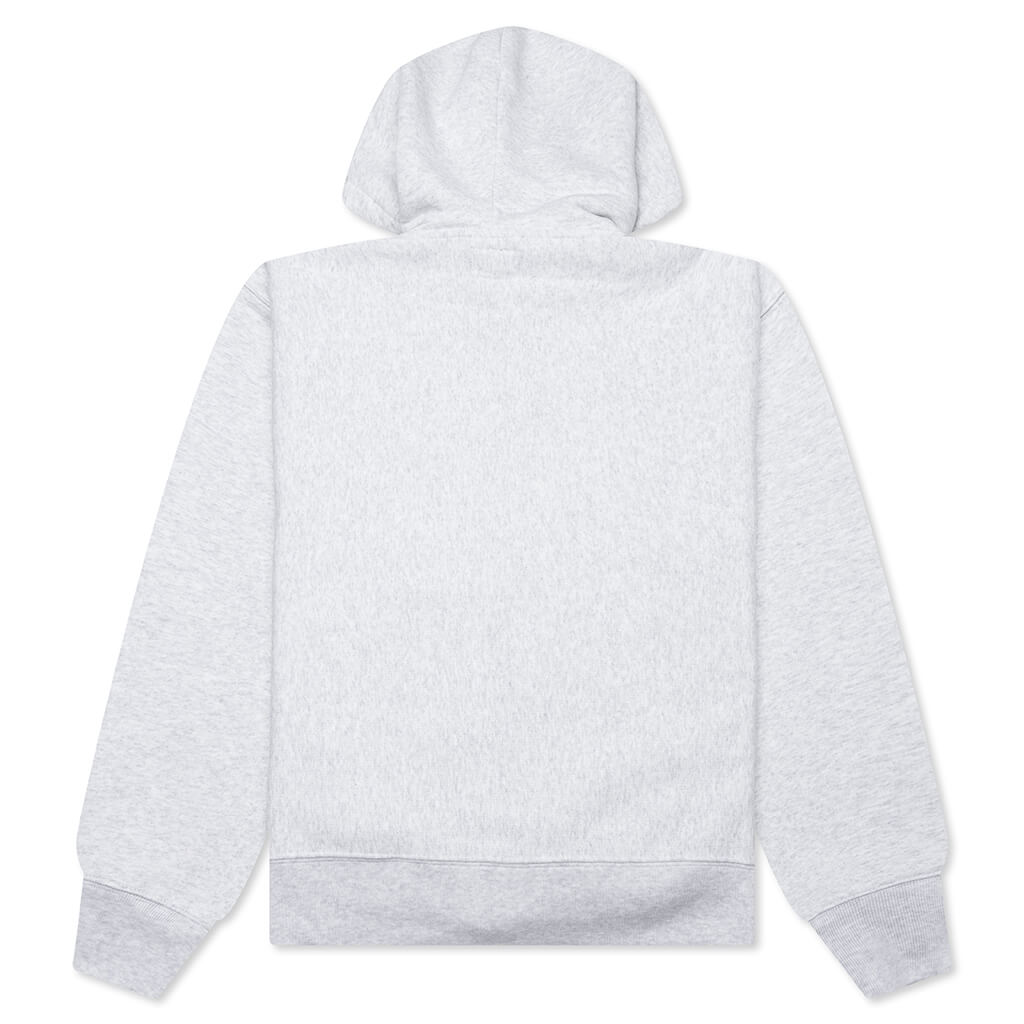 Established Printed Zip Hoodie - Ash Heather