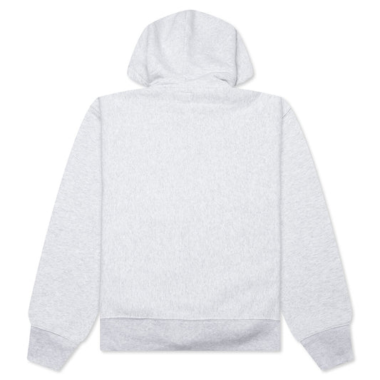 Established Printed Zip Hoodie - Ash Heather