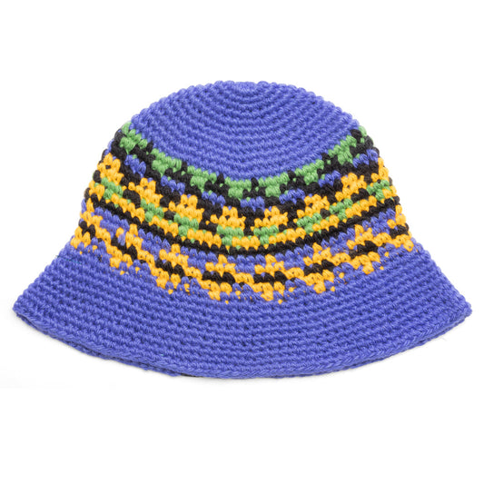 Fairisle Bucket Hat - Blue