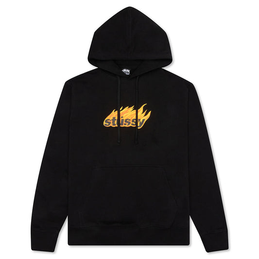 Flames Hoodie - Black
