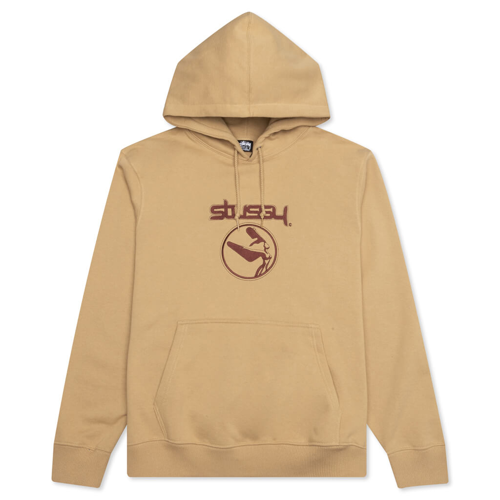 Flight Applique Hoodie - Khaki