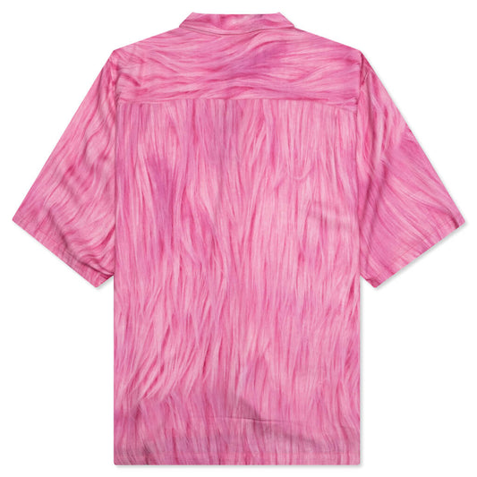 Fur Print Shirt - Pink