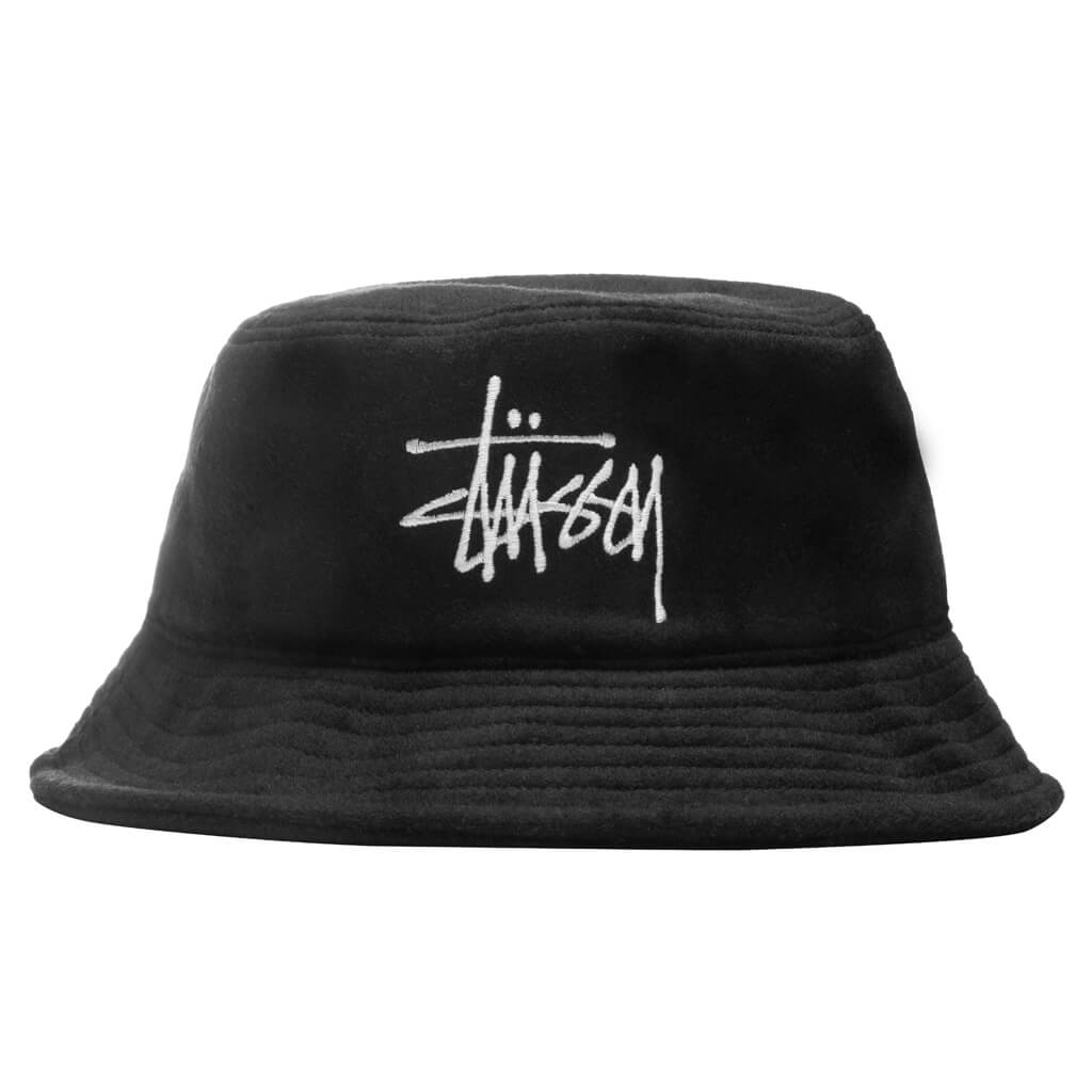 Fuzzy Wool Basic Bucket - Black