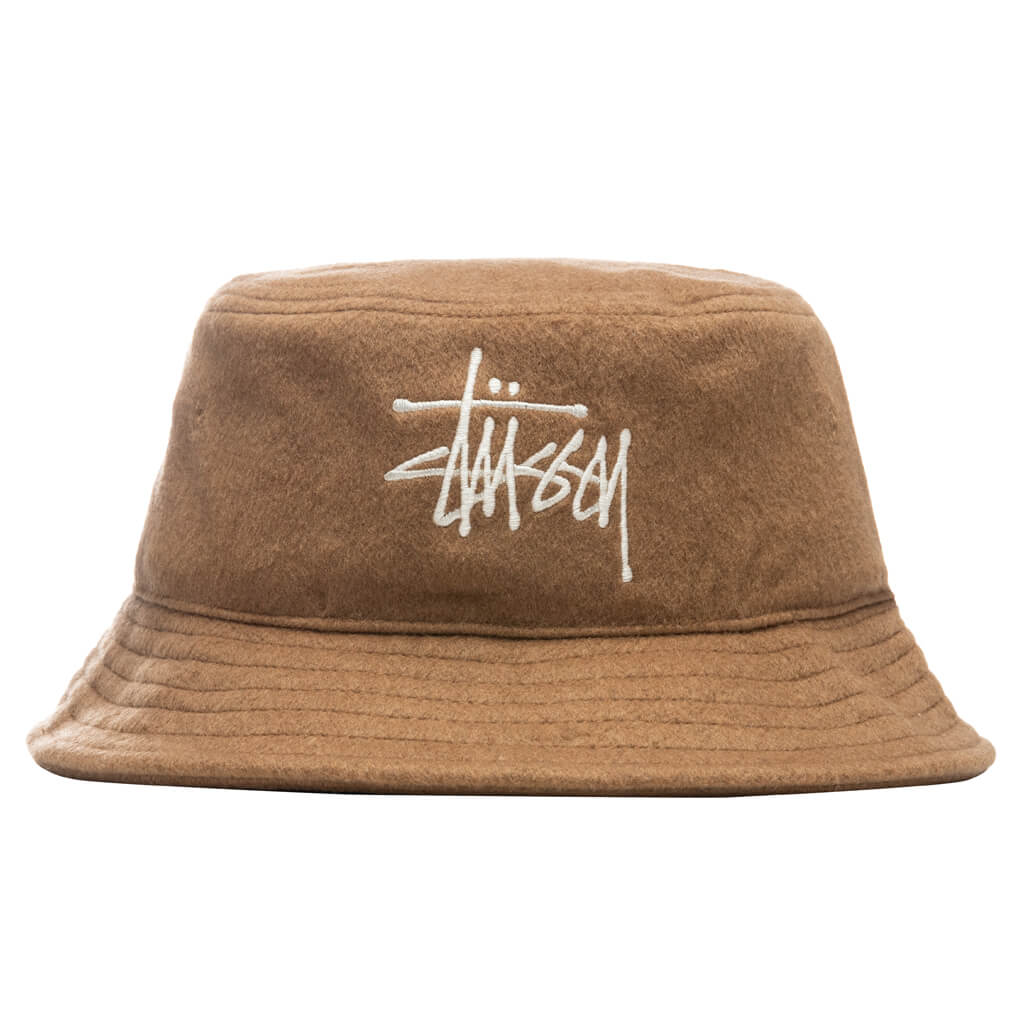 Fuzzy Wool Basic Bucket - Camel