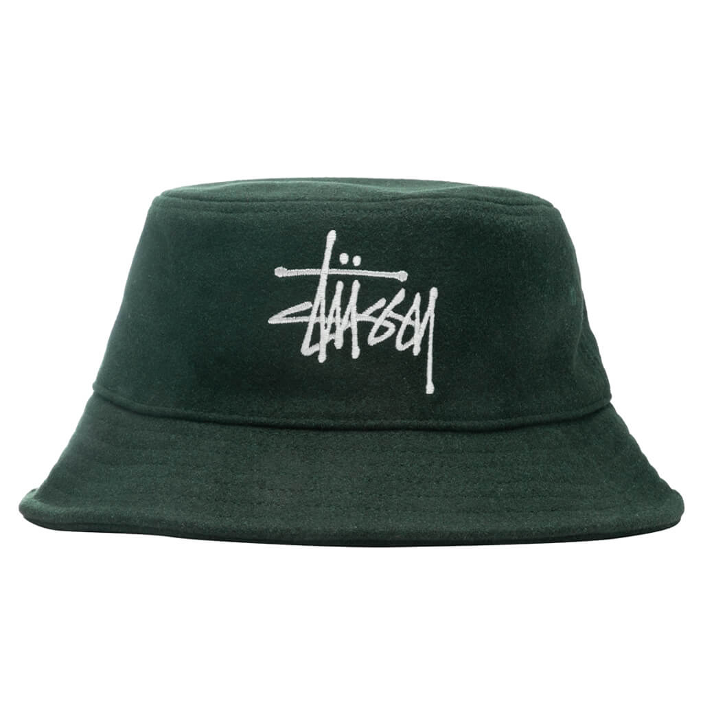 Fuzzy Wool Basic Bucket - Forest