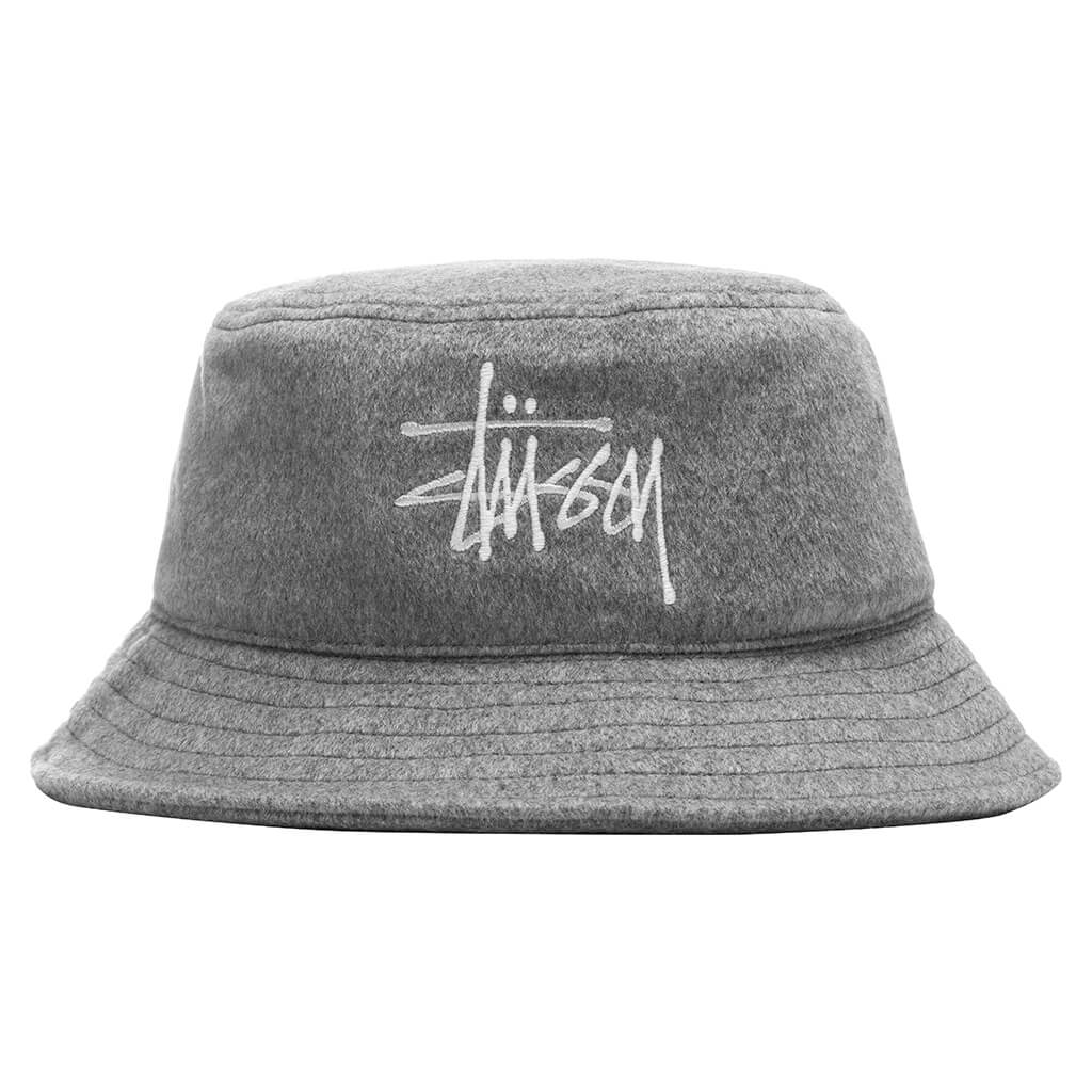 Fuzzy Wool Basic Bucket - Heather
