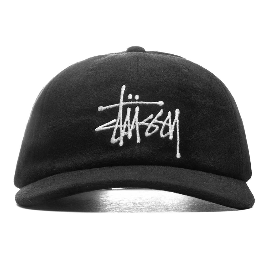 Fuzzy Wool Big Logo Low Pro - Black