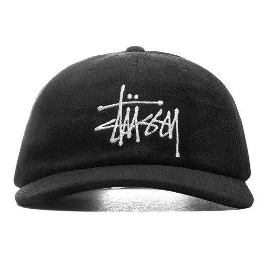 Fuzzy Wool Big Logo Low Pro - Black