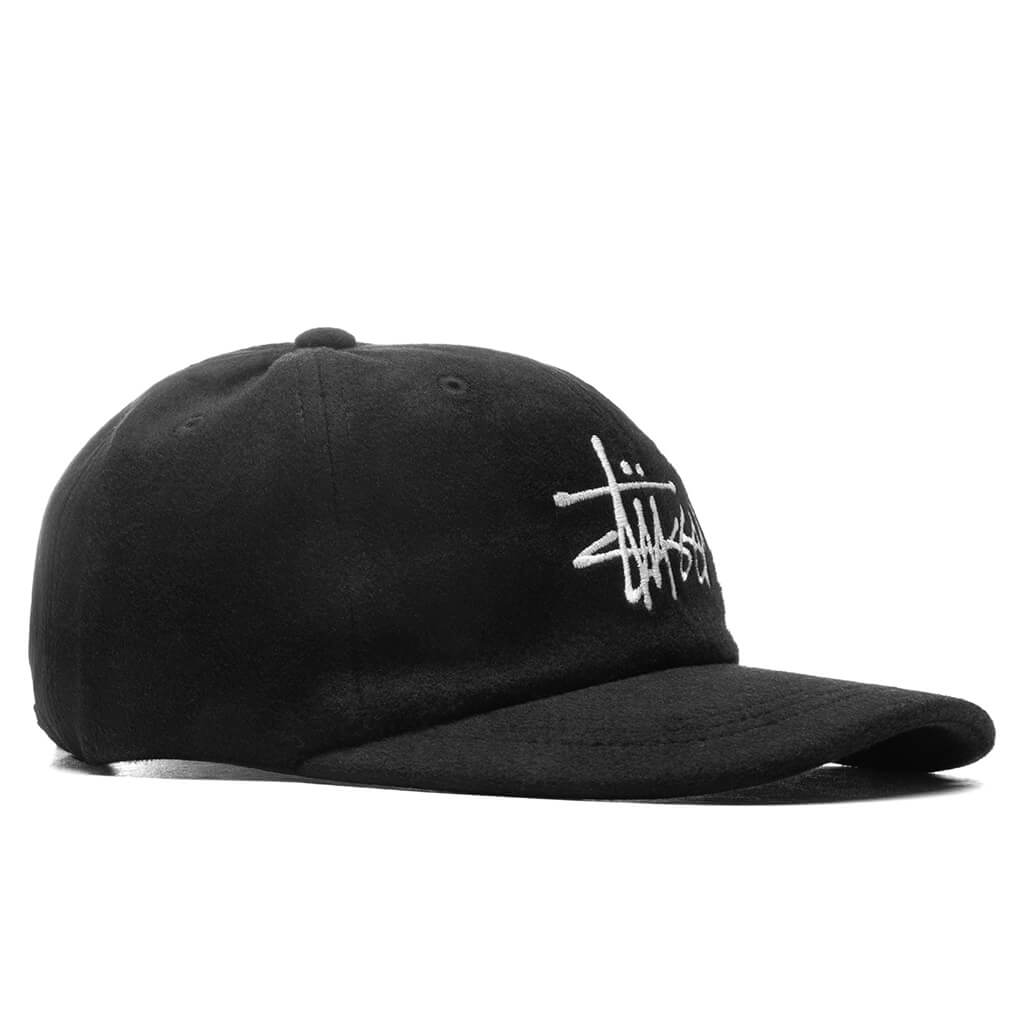 Fuzzy Wool Big Logo Low Pro - Black