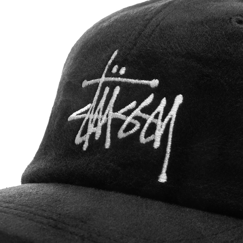 Fuzzy Wool Big Logo Low Pro - Black
