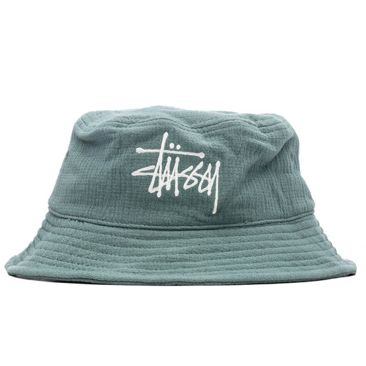 Gauze Cotton Big Logo Bucket - Teal