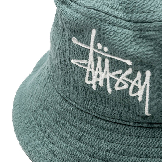 Gauze Cotton Big Logo Bucket - Teal