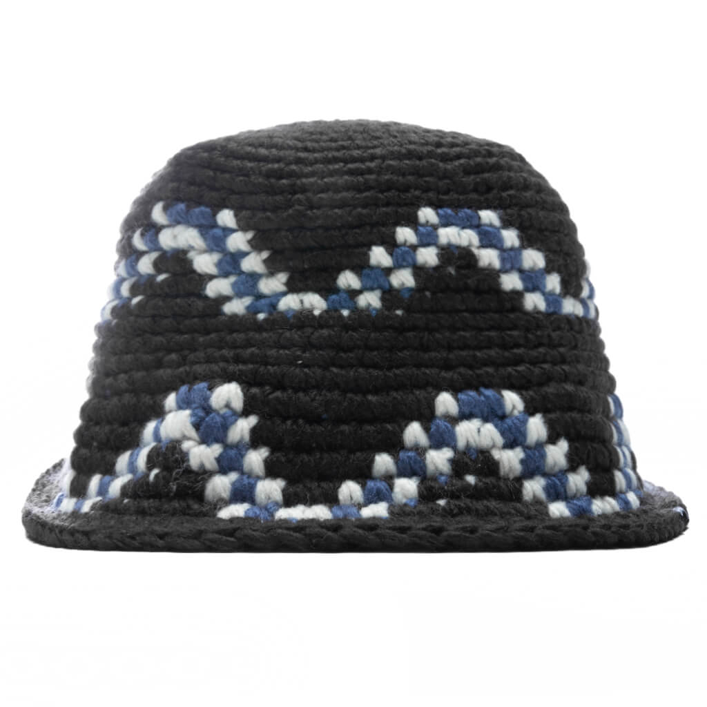 Giza Knit Bucket Hat - Black