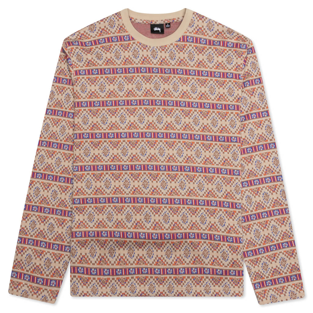 Giza L/S Crew - Khaki