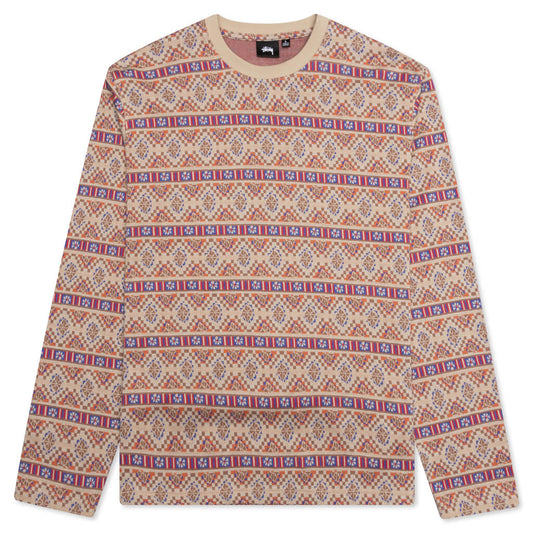 Giza L/S Crew - Khaki