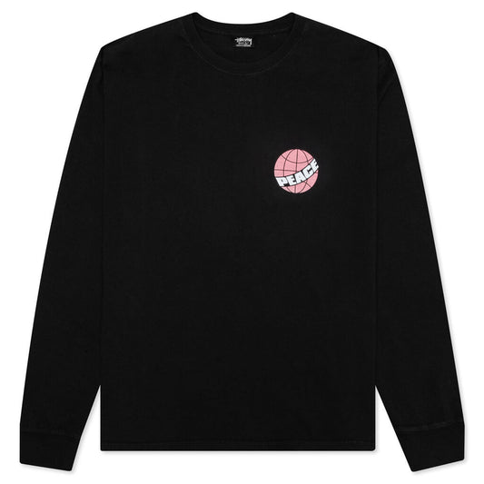 Global Peace Dyed L/S Tee - Black