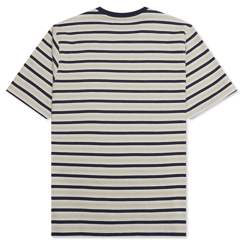 Griffin Stripe Crew - Khaki