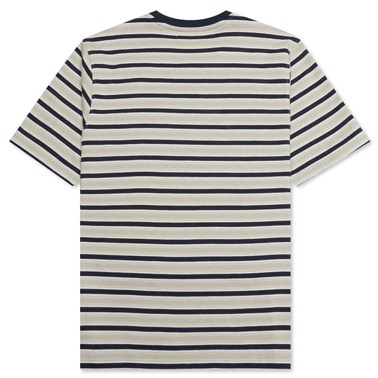 Griffin Stripe Crew - Khaki