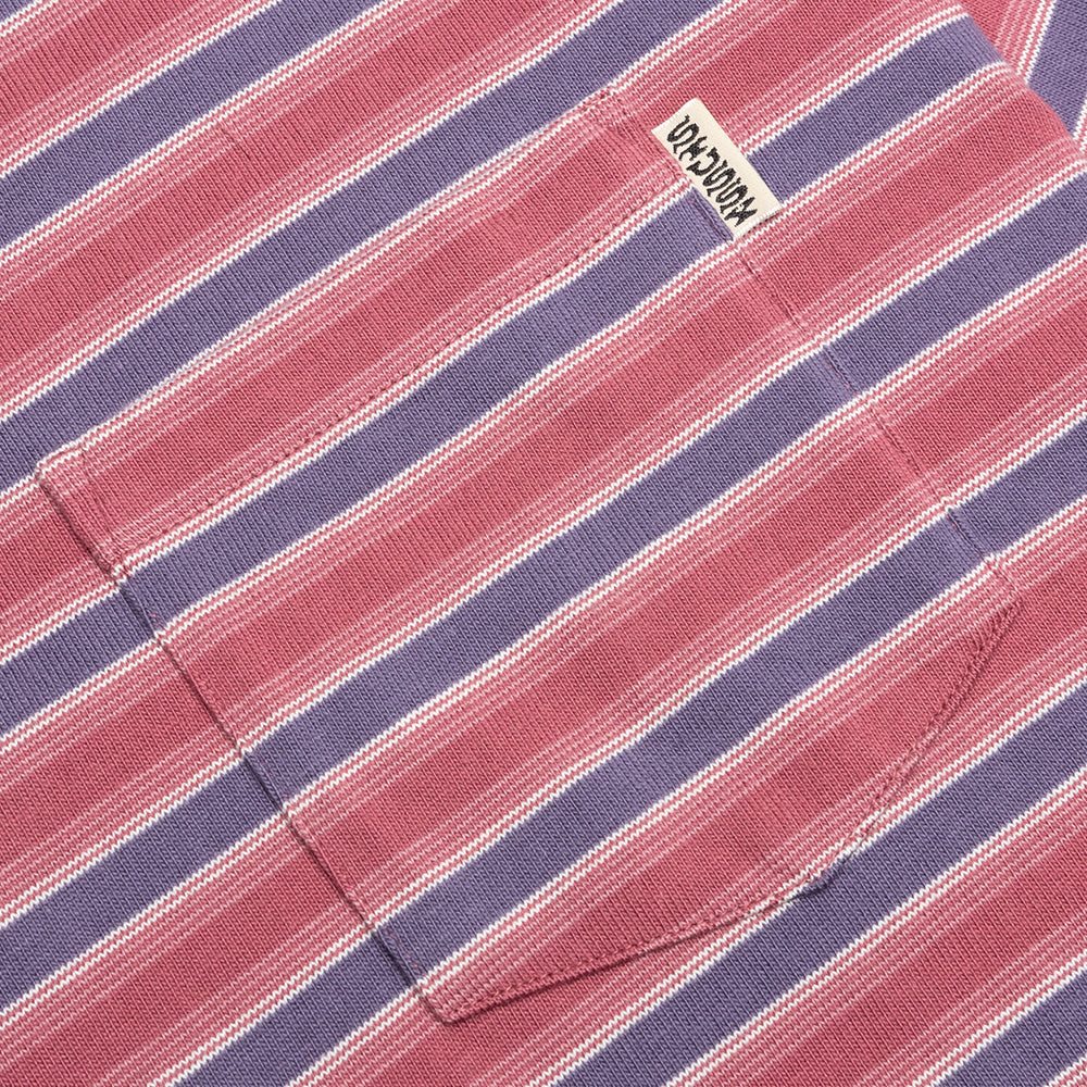 Griffin Stripe Crew - Red