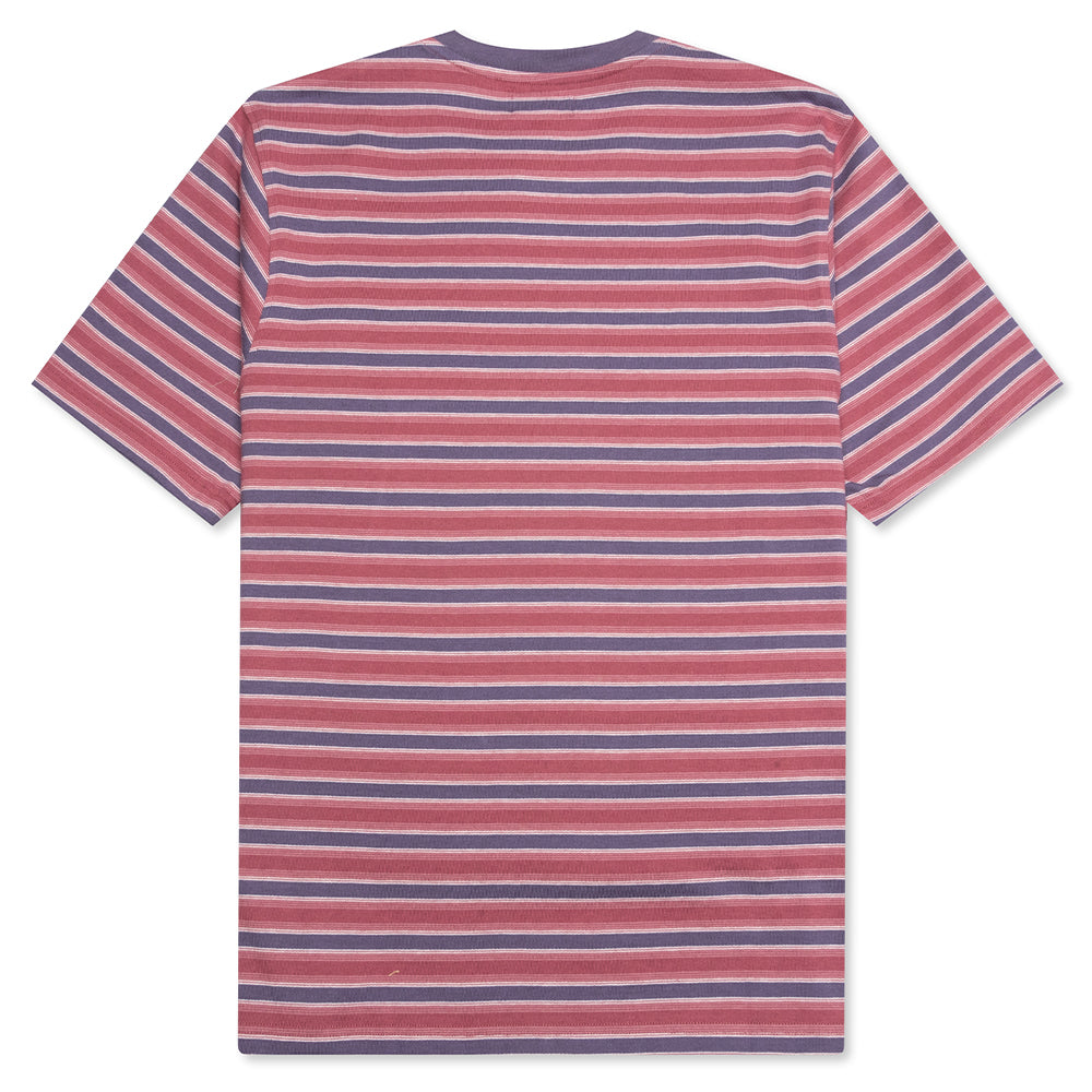 Griffin Stripe Crew - Red