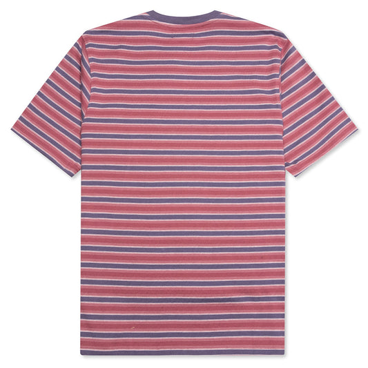 Griffin Stripe Crew - Red