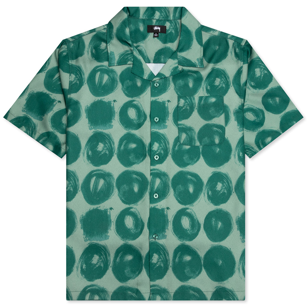 Hand Drawn Dot Shirt - Green
