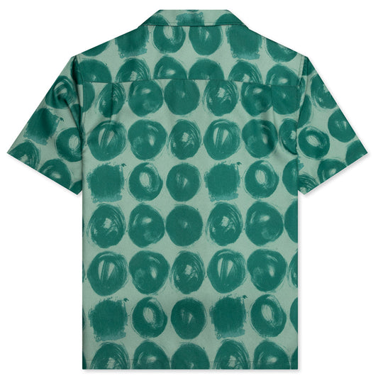 Hand Drawn Dot Shirt - Green
