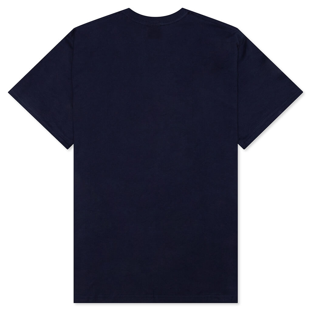 Happy Flower Tee - Navy