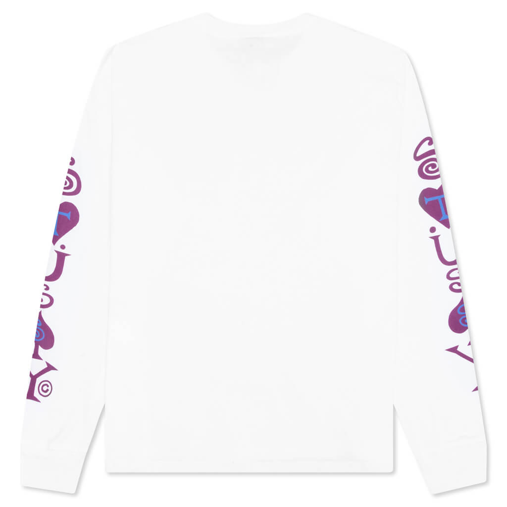 Hearts & Spades L/S Tee - White