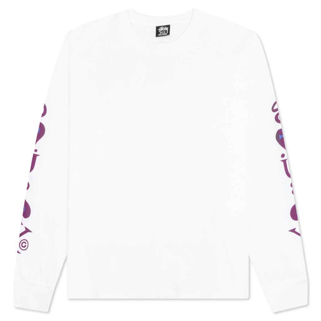 Hearts & Spades L/S Tee - White