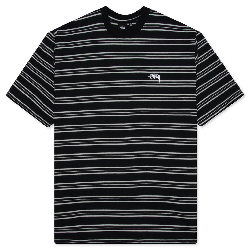 Henry Striped Crew - Black