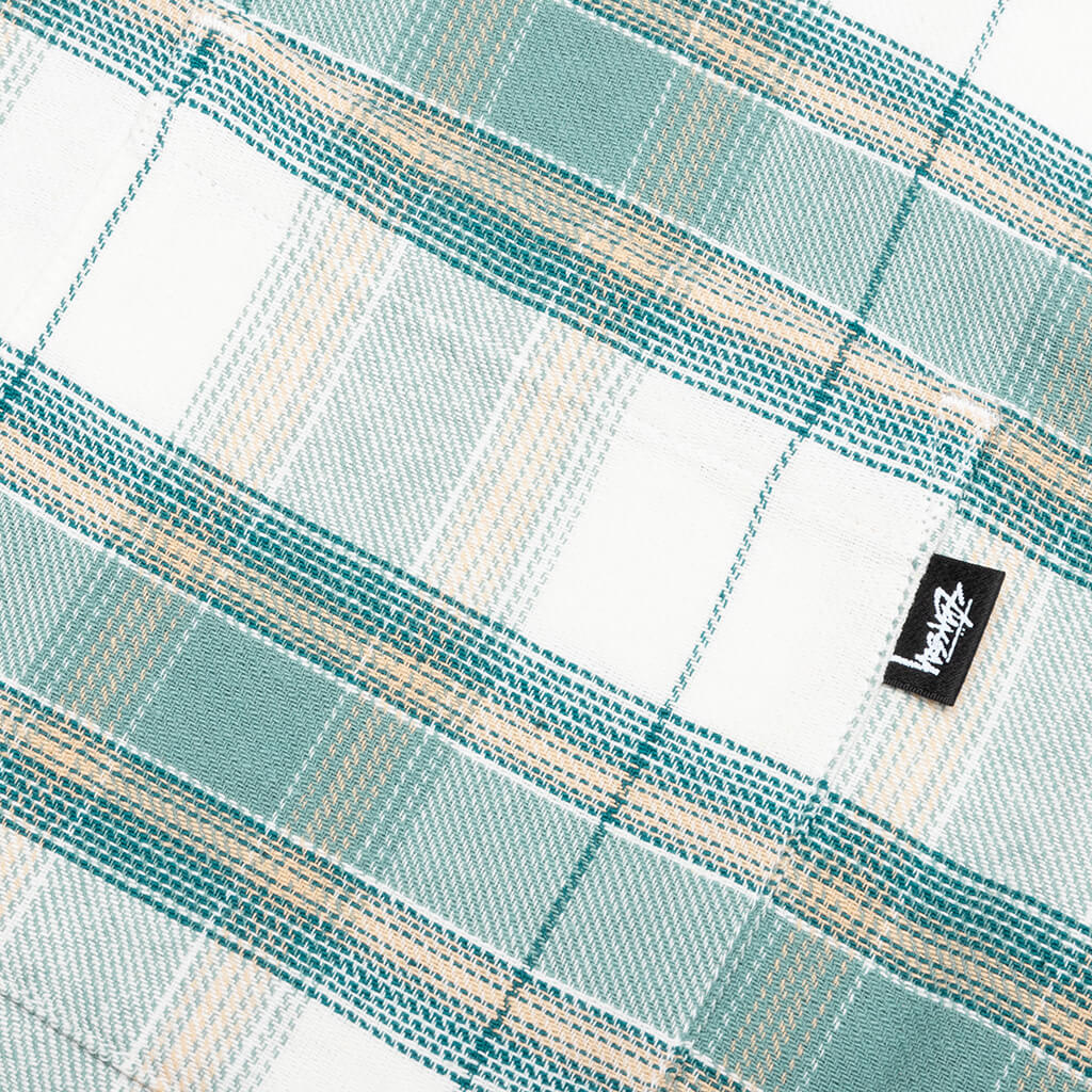 Heritage Plaid Zip L/S Shirt - Green