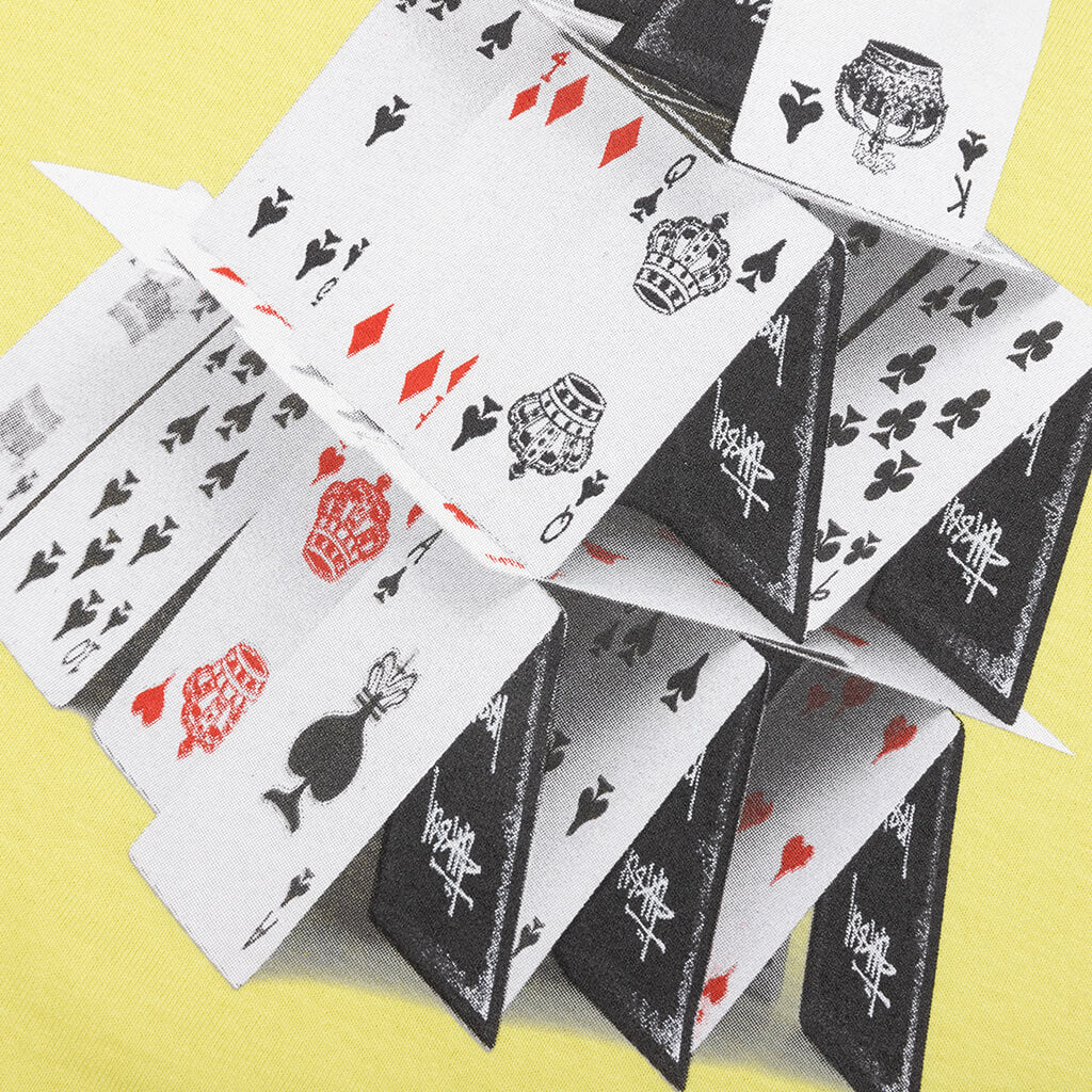 House Of Cards Tee - Yellow
