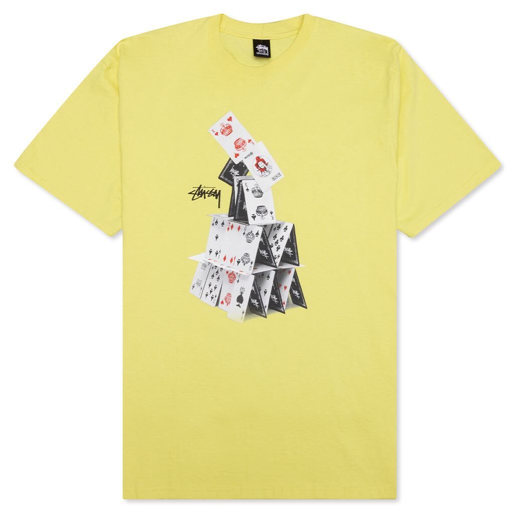 House Of Cards Tee - Yellow