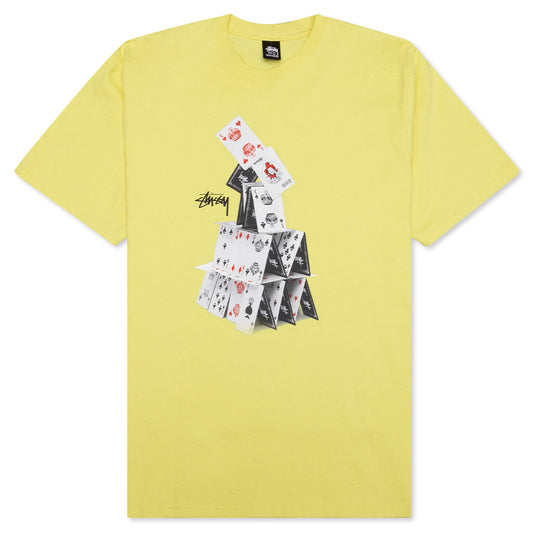 House Of Cards Tee - Yellow