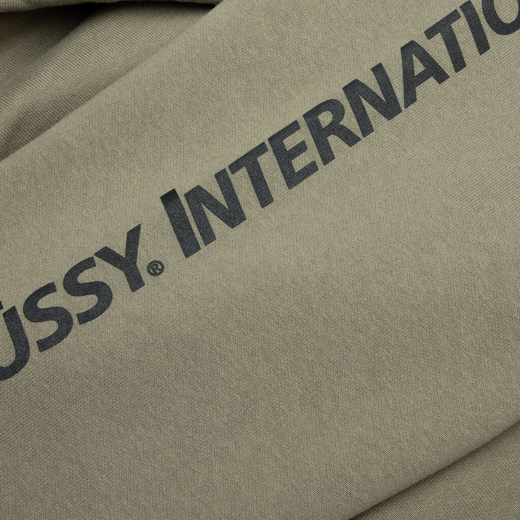 Stüssy International Zip Hoodie - Army