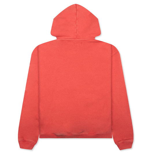 Stussy Intl Relaxed Hoodie - Washed Red