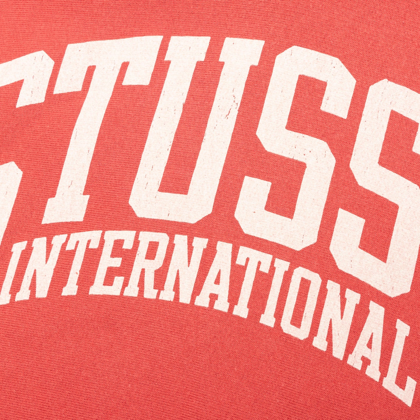 Stussy Intl Relaxed Hoodie - Washed Red