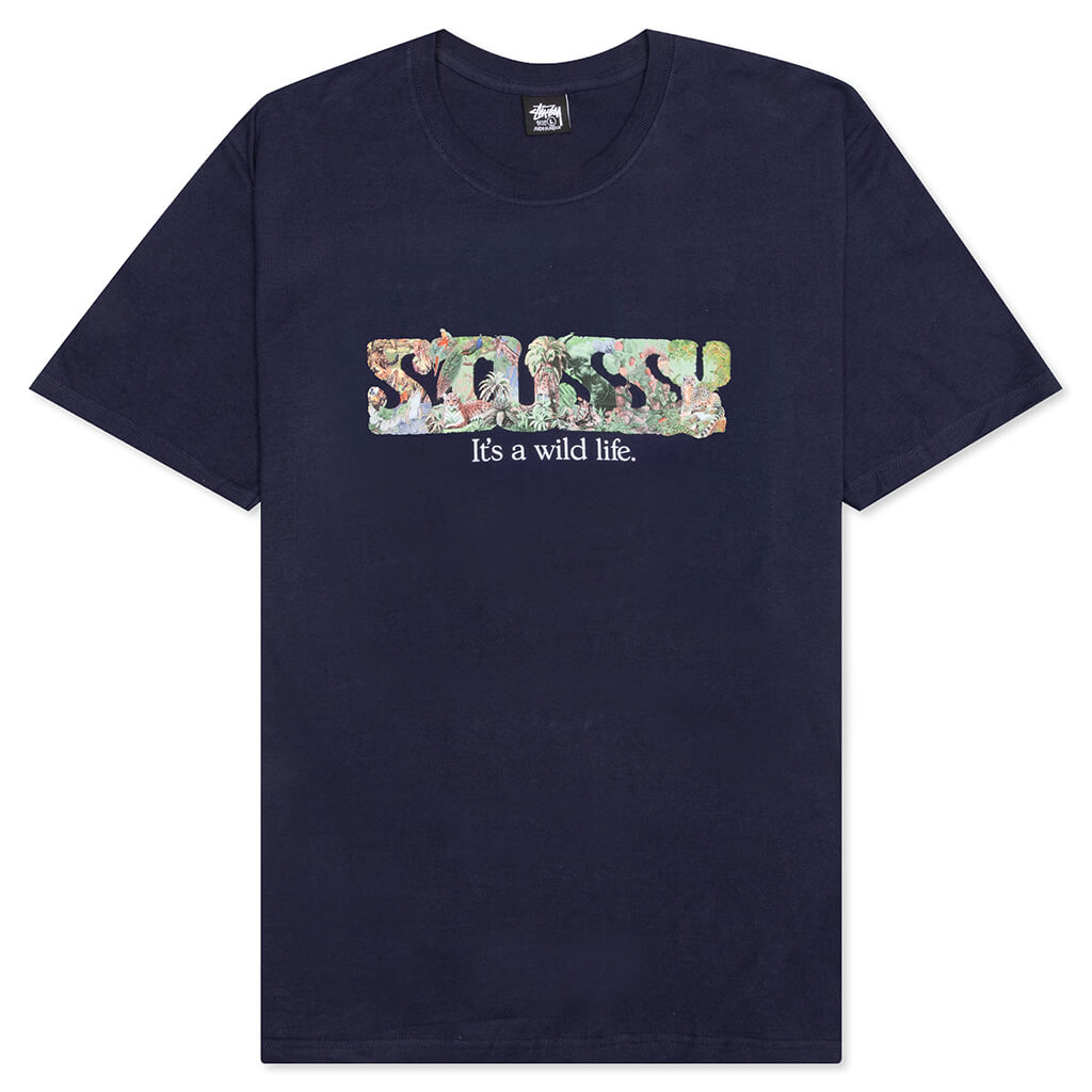 It's A Wild Life Tee - Navy