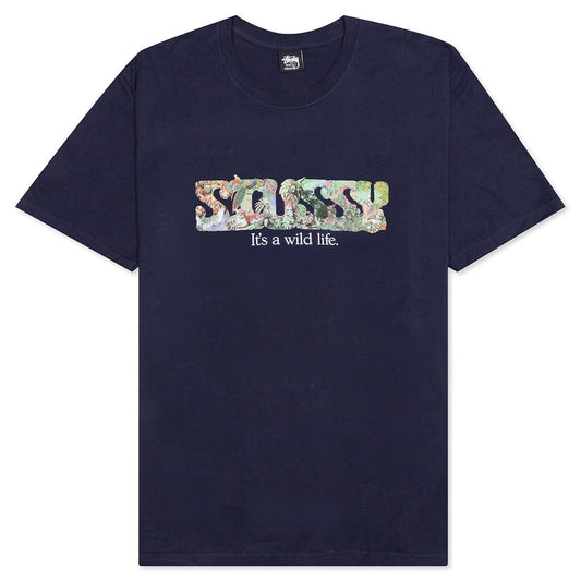 It's A Wild Life Tee - Navy