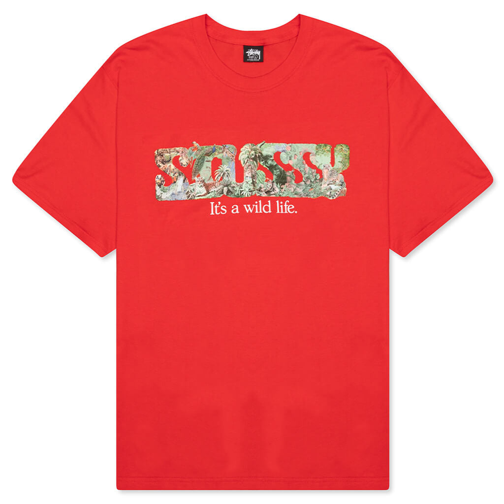 It's A Wild Life Tee - Red