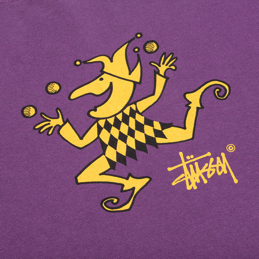 Juggler Pigment Dyed Tee - Purple