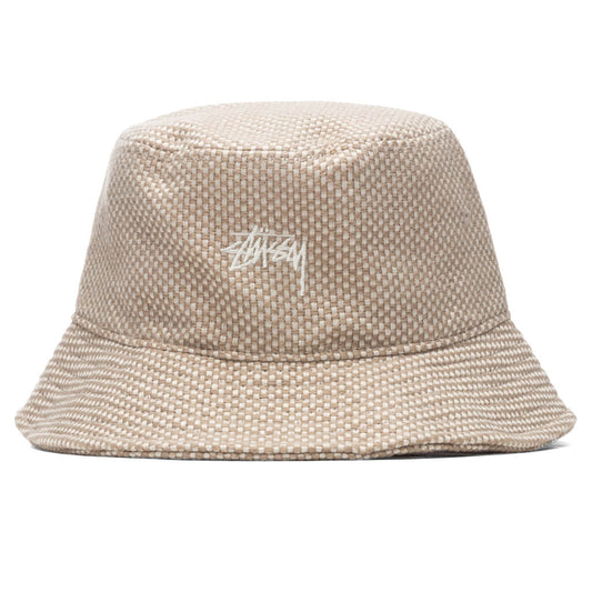Jute Weave Bucket Hat - Natural