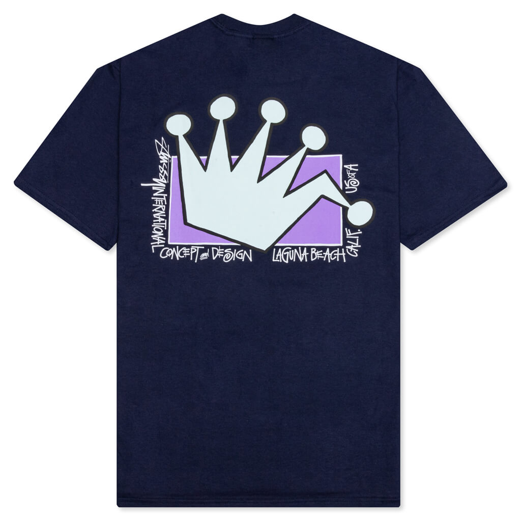 LB Crown Tee - Navy