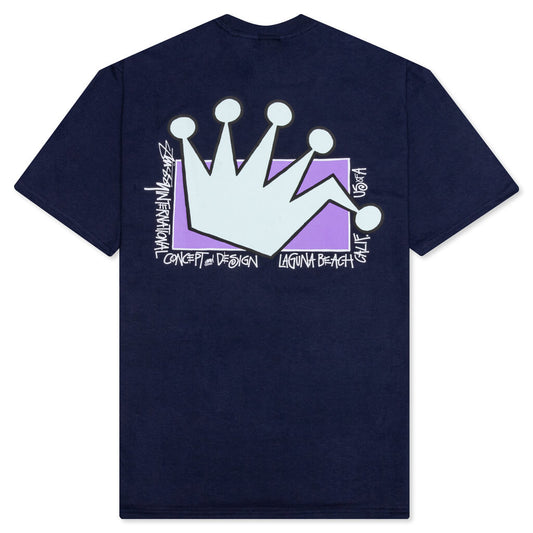 LB Crown Tee - Navy