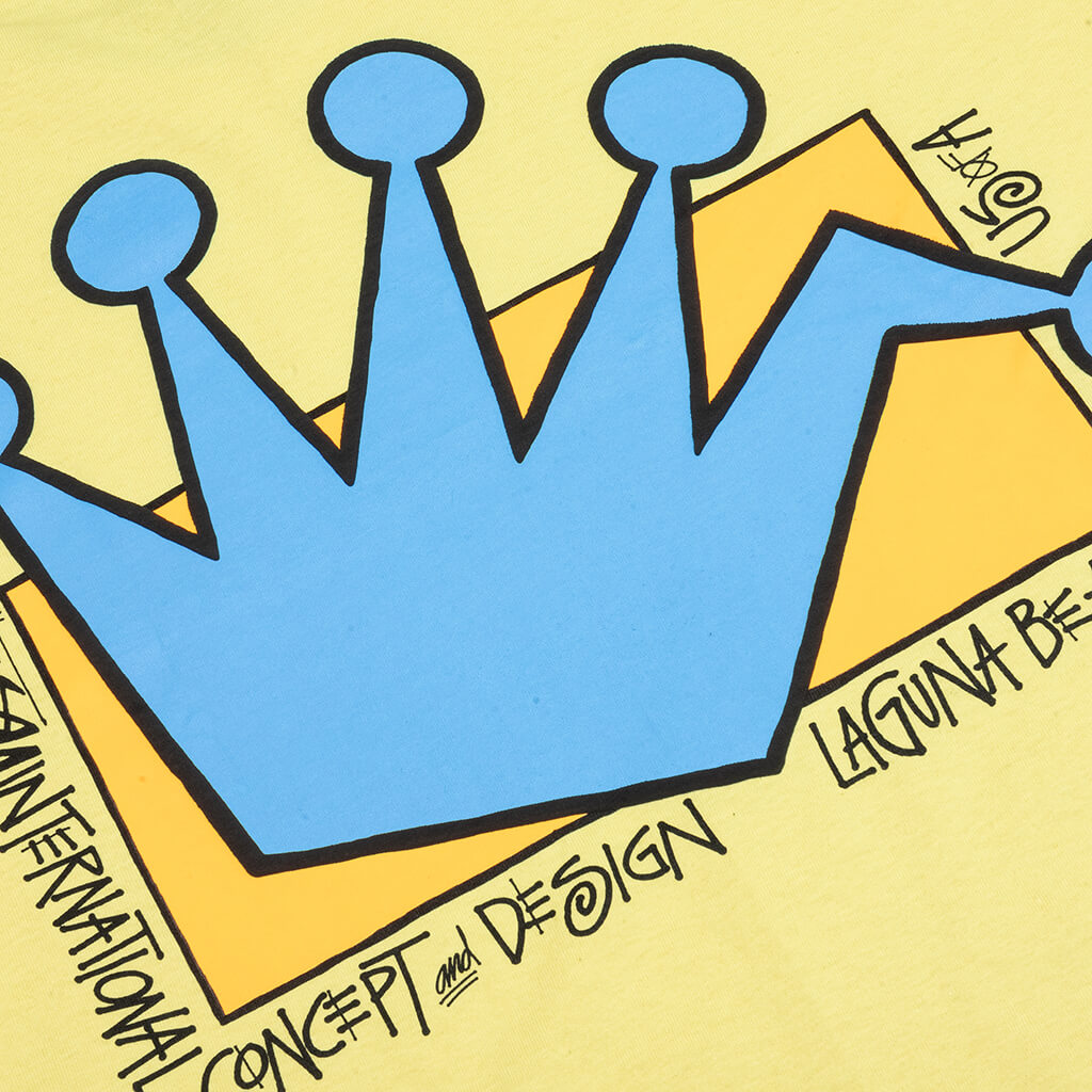 LB Crown Tee - Yellow