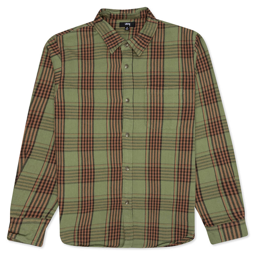 Laguna Plaid Shirt - Olive