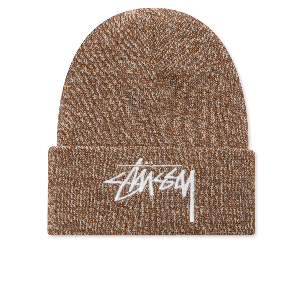Marled Stock Cuff Beanie - Copper