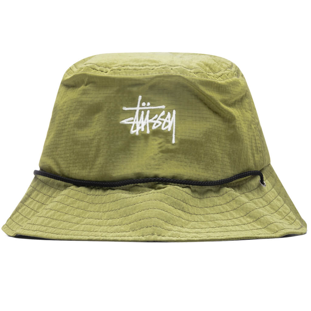 Metallic Nylon Ripstop Boonie - Leaf