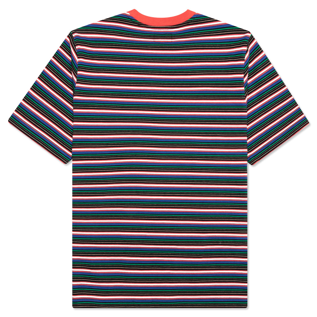 Mini Stripe Crew - Red
